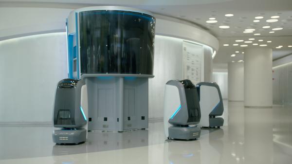 开启终端无人化系统配送新格局 YOGO Robot发布Station机器人智能配送站 