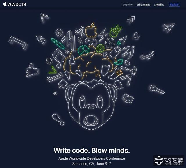 苹果宣布WWDC 2019将于6月3日至7日举办，AR或成焦点